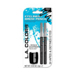 L.A Colors Eyeliner Brow Pencil +Sacapuntas Black 222