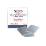 Lamina Cubre Objetos 22Mmx22Mm 0.13-0.17Mm x 100Und Sebis