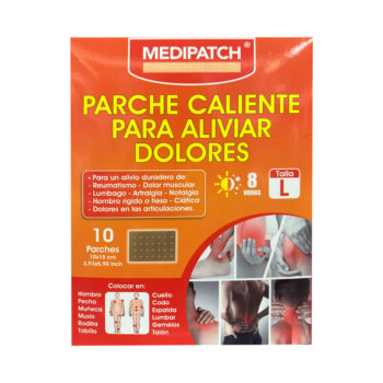 Parche Caliente Para Aliviar Dolores Talla L x 10Und Medipatch