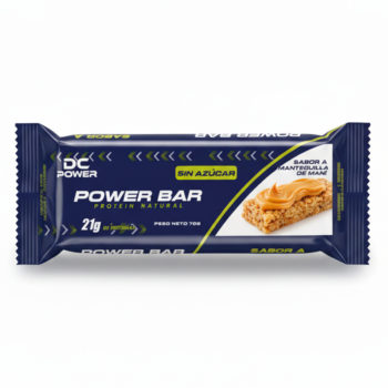 Power Bar Protein Natural Sin Azucar Sabor Mantequilla De Mani Dc Power Barra