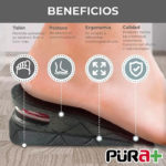 Pura+ Plantillas Taloneras Aumenta Estatura
