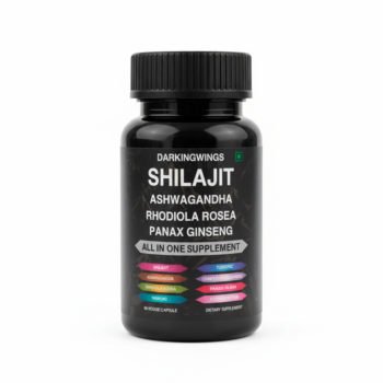 Shilajit 8 En 1 x 60Caps Ashwanda-Rhodiola Rosea-Ginseng Darkingwings