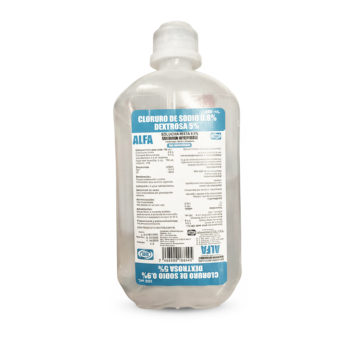 Sol Cloruro De Sodio 0.9% Con Dextrosa 5% 500ml Ipas/Alfa