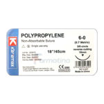 sutura prolene 6-0 dfs aguja cortante 8160t