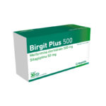 Birgit Plus 500-50Mg x 30Tab Metformina-Sitagliptina Megalabs Vzl