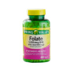 Folate 1.333Mcg Dfe x 400Tab Ac Folico 800Mg Spring Valley