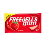 Freegells Gum Strawberry 8Gr x 5Und