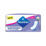 Nosotras Toallas Sanitarias Maternidad x 10Und