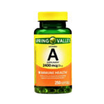 Vitamina A 2400 Mcg x 250Tab Spring Valley