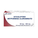 Sitagliptina+ Metformina Clorhidrato 50_500Mg x 20Comp Spefar