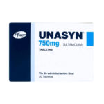Unasym 750Mg x 20Tab SultamicilinaPfizer