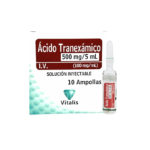 Ácido Tranexámico 500 Mg_5 Ml x 1 Amp Vitalis