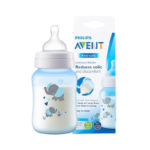Avent Biberon Classic Anti-Colico Elefante Azul 1M+ 9Oz 260Ml