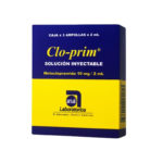 Clo-Prim Amp I.M_I.V 10Mg_2Ml x 3Amp Metoclopramida Laboratorios Arsal