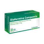Diaformina Compuesta 850-4Mg x 30Tab Metformina-Glimepiride Megalabs Vzl