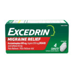 Excedrin Migraine Relief 250-250-65Mg x 4Tab