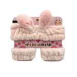 Kit Spa Headband Diadema Para Lavado Facial + Muñequera