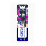 Oral Black Sensitive Cepillo Dental Indicator Black Pack x 2