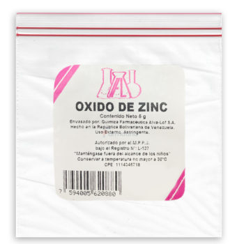 Oxido De Zinc Sobre 5Gr