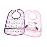 Set De Babero Para Niñas +6M Cute Babies
