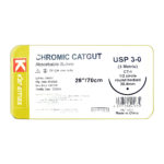 sutura cromico 3 karemax 810