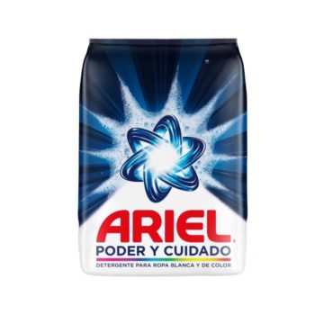 Ariel Detergente Poder Y Cuidado 400Gr Ropa Blanca Y De Color