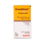 Condilom 20% Suspension Uso Externo 5Ml Podofilina Sanfer