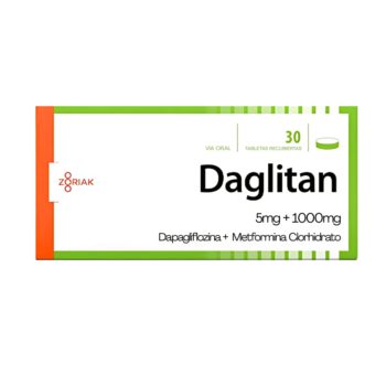 Daglitan 5-1000mg x 30Tab Dapaglifozina+Metformina Zoriak