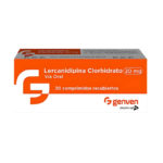 Lercanidipina 20Mg x 30Tab Genven
