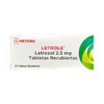 Letrole 2.5 mg x 30 Tab Letrozol Hetero