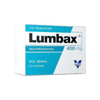 Lumbax 400mg x 10Tab Ibuprofeno Lab Vargas