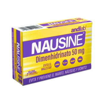 Nausine 50Mg x 10Tab Dimenhidranato Andilab