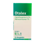 Otalex 0.2-1% Sol Otica 5Ml Ciprofloxacina-Hidrocortisona Megalabs