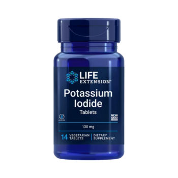 Potassium Iodine 130mg x 14Cap Life Extension