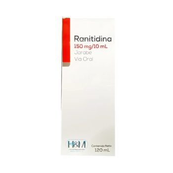 Ranitidina 150mg /10ml Suspension 120ml H&M