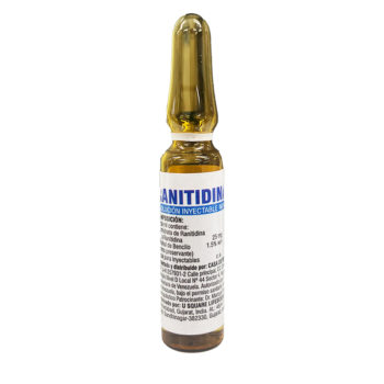 Ranitidina Amp 25mg/2mL x 1Amp Global Medic