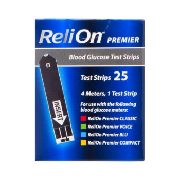 Relion Premier Tiras Para Glucosa x 25Und