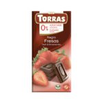 Torras Chocolate Sin Azucar Negro-Fresa 75Gr