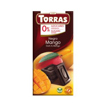 Torras Chocolate Sin Azucar Negro-Mango 75gr