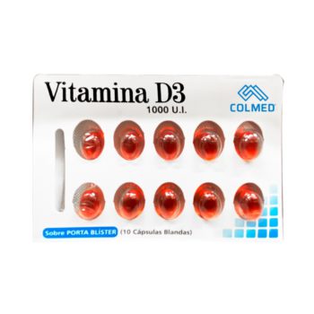 Vitamina D3 1000U.I x 10Caps Blister