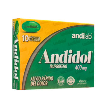 Andidol 400mg x 10Cap Ibuprofeno Andilab