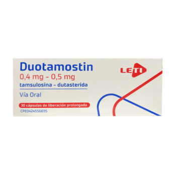 Duotamostin 0.4mg-0.5mg x 30Caps Tamsulosina-Dutasterida Leti