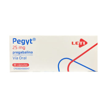 Pegyt 25mg x 30Caps Pregabalina Leti