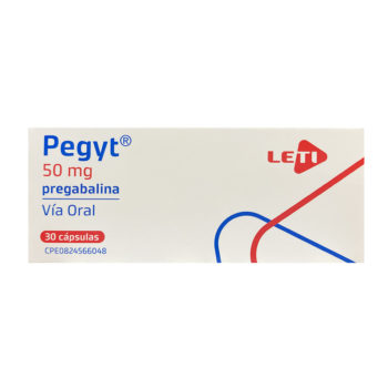 Pegyt 50mg x 30Caps Pregabalina Leti