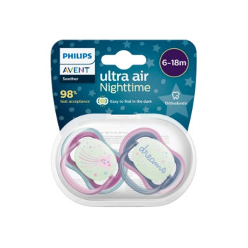 Avent Chupones Ultra Air Hembra 6 - 18M x 2