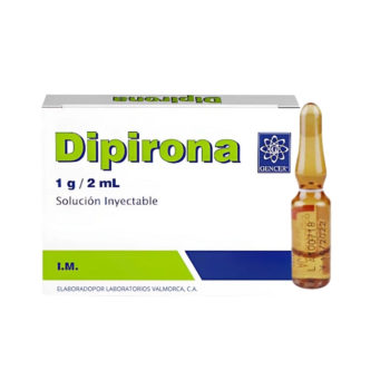 Dipirona Solucion Inyectable I.M 1G/2mL x 1Amp Gencer