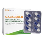 Gababrix-B 75mg-750Mcg x 10Tab Pregabalina-Metilcobalamina Brixmedic
