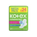 Kotex Mega Pack Toallas Sanitarias Ultraprotec x 24Und