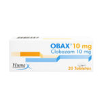 Obax 10 mg x 20 Tab Clobazam Humax