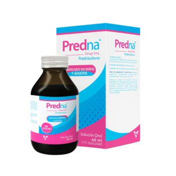 Predna 15mg/5ml Solucion Oral 60ml Prednisolona Lab Vargas Zuoz